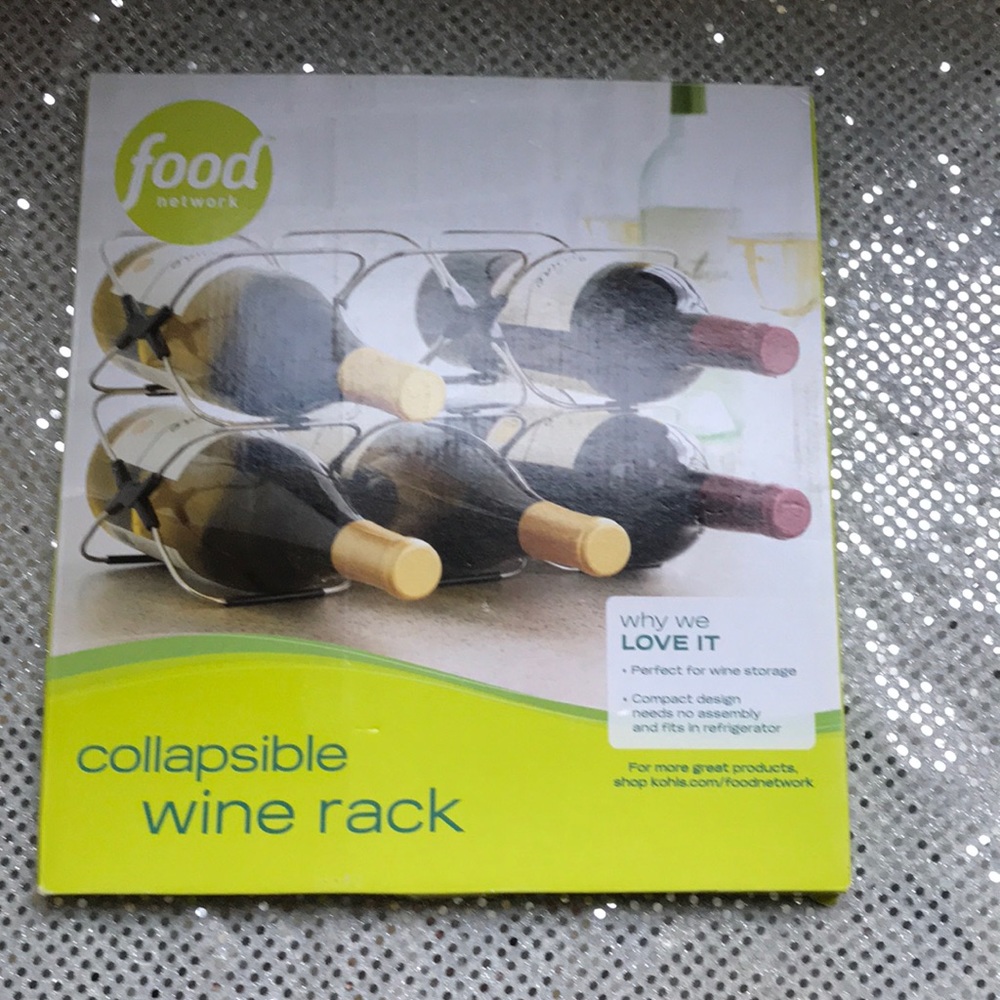 Food Network Collapsible Wine Rack